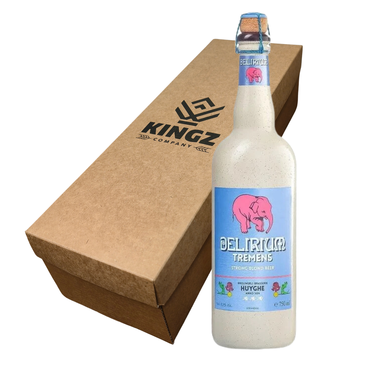 Caja de Regalo Delirium Tremens 750ml - Cerveza Belga Premium