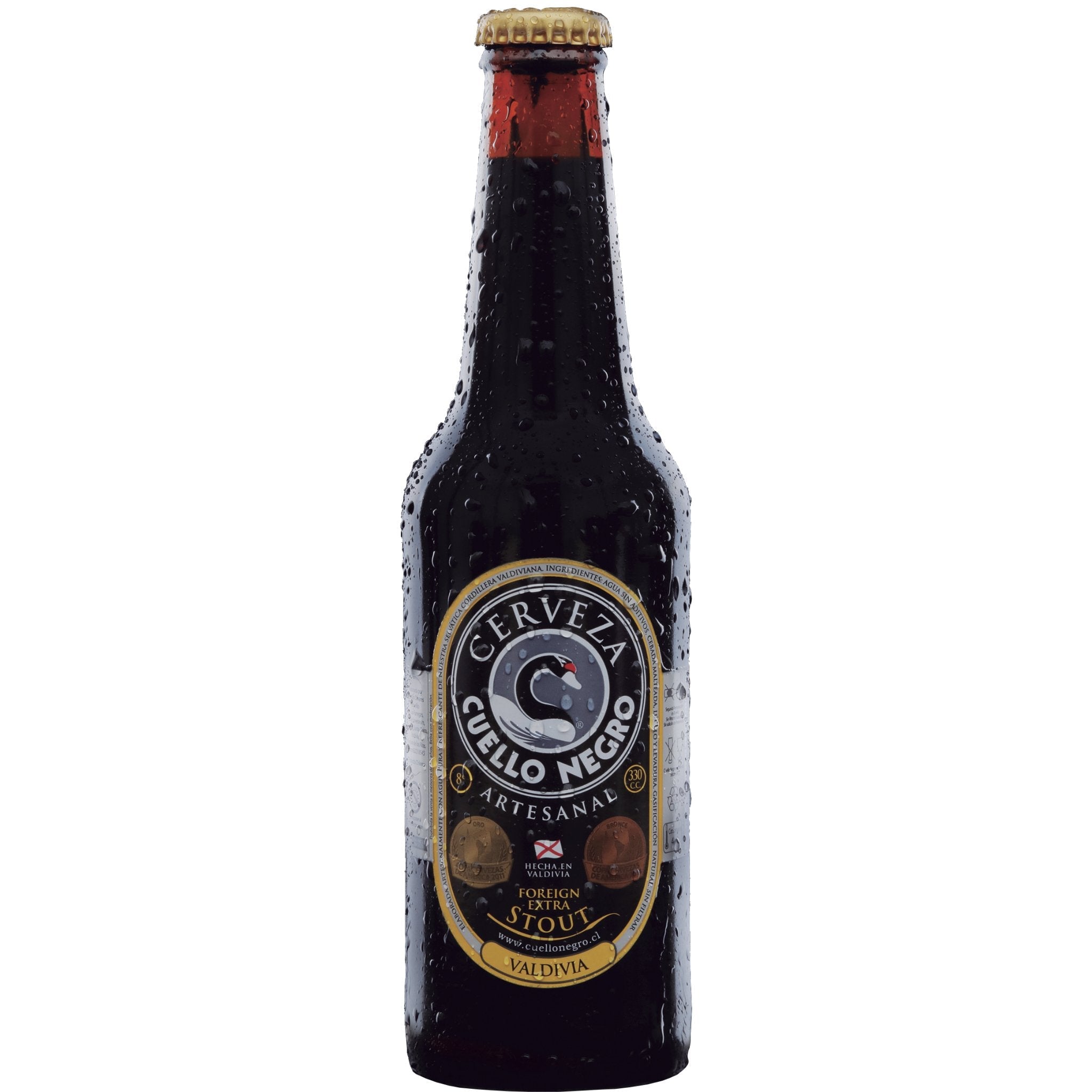 Cerveza Cuello Negro Stout 8% 330ml - KINGZ.cl
