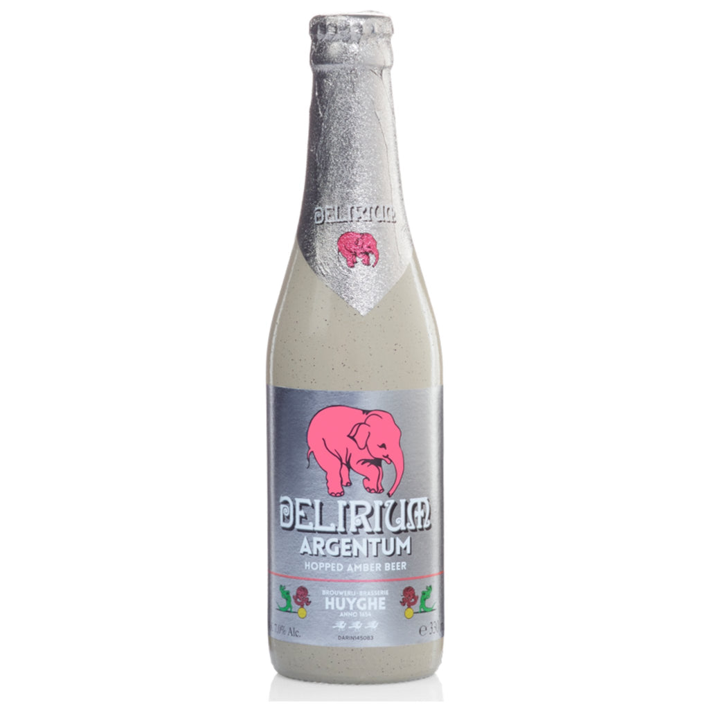 Caja Cervezas Delirium Argentum 7% 12x330ml - KINGZ.cl