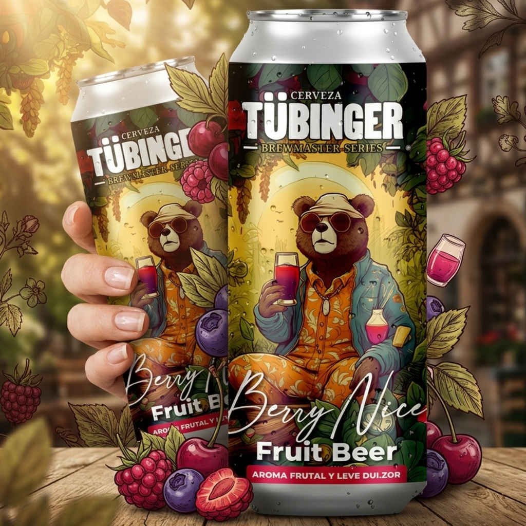 Tübinger — Cerveza Fruit Beer 5,2% | Lata 473ml