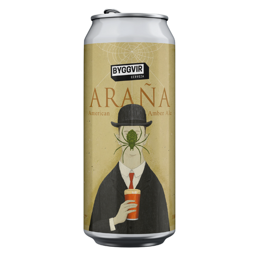 Byggvir Araña — Cerveza American Amber Ale 5,7% | Lata 473ml