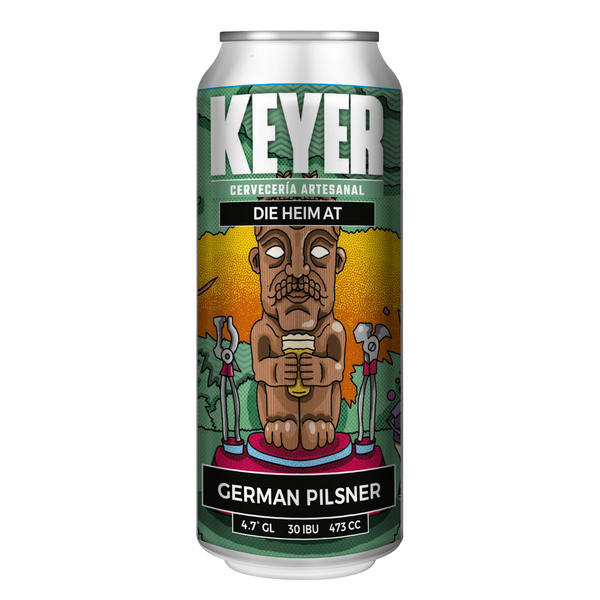 Cerveza KEYER German Pilsener IPA 4,7° 473ml