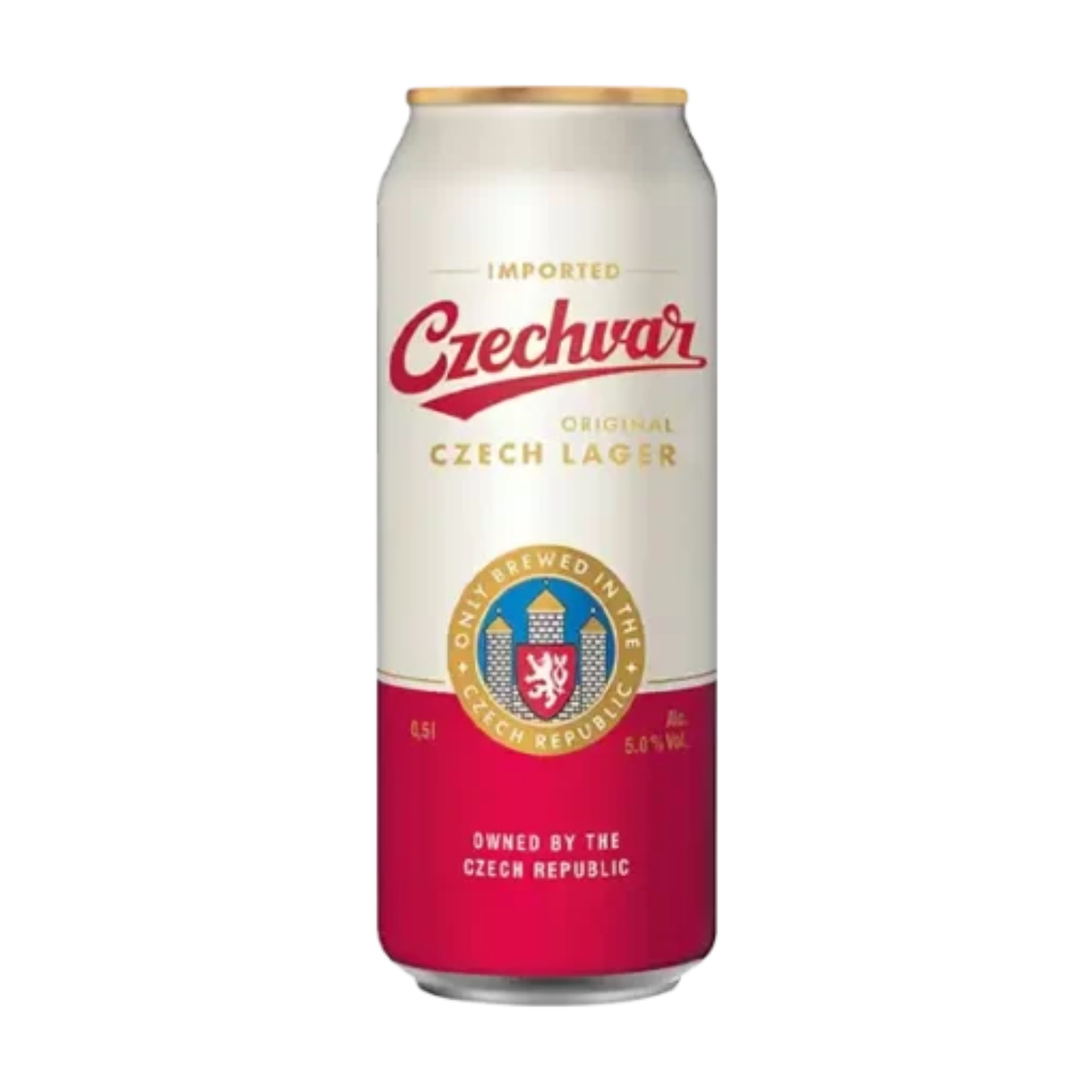 Czechvar — Cerveza Lager 5% | Lata 500ml