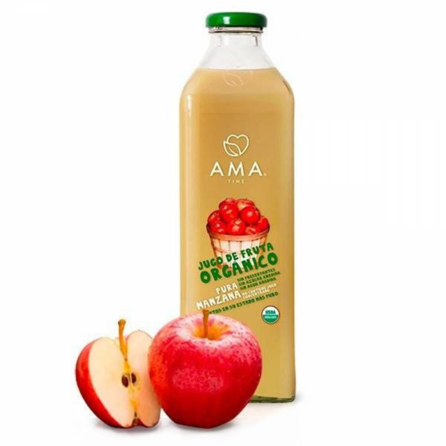 Jugo AMA Manzana Orgánico 1L