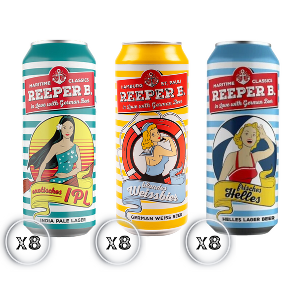 Pack Cervezas Reeper B. Triologia 24x500cc - KINGZ.cl
