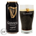 Guinness Draught - Cerveza Irish Stout 4.2% | 8-Pack Latas 440ml + Vaso Guinness