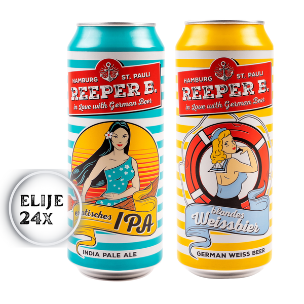 Crea tu Caja Cervezas Mixta REEPER B. 24x500ml