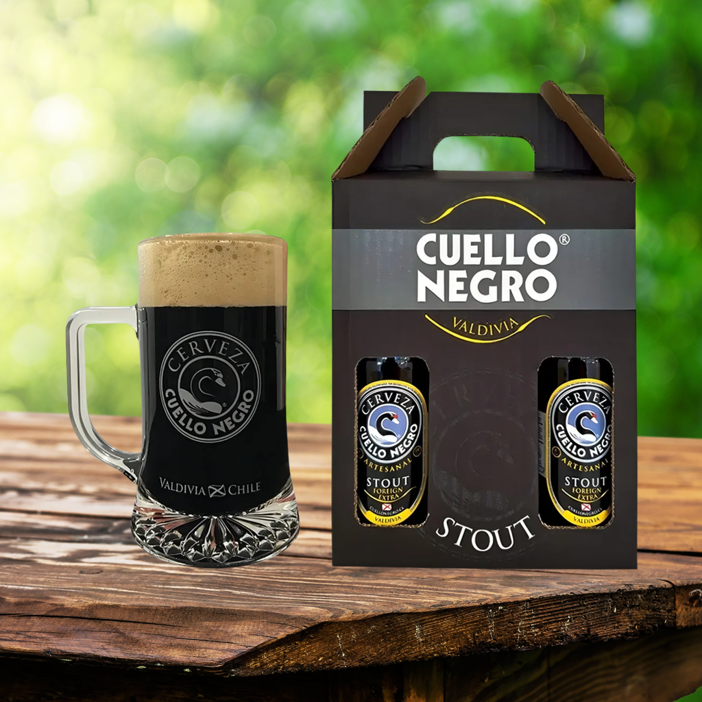 Caja de Regalo Cuello Negro Stout 330ml - Cerveza Artesanal Premium
