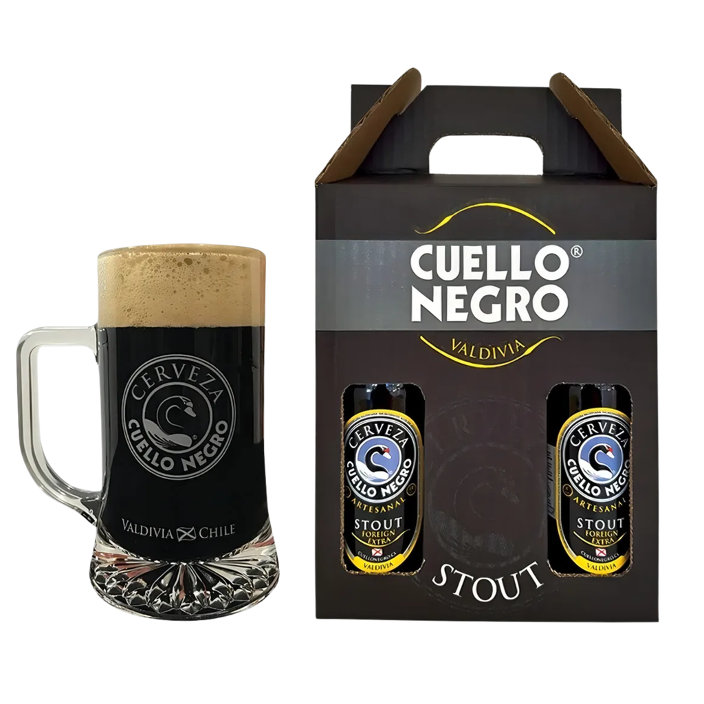 Caja de Regalo Cuello Negro Stout 330ml - Cerveza Artesanal Premium