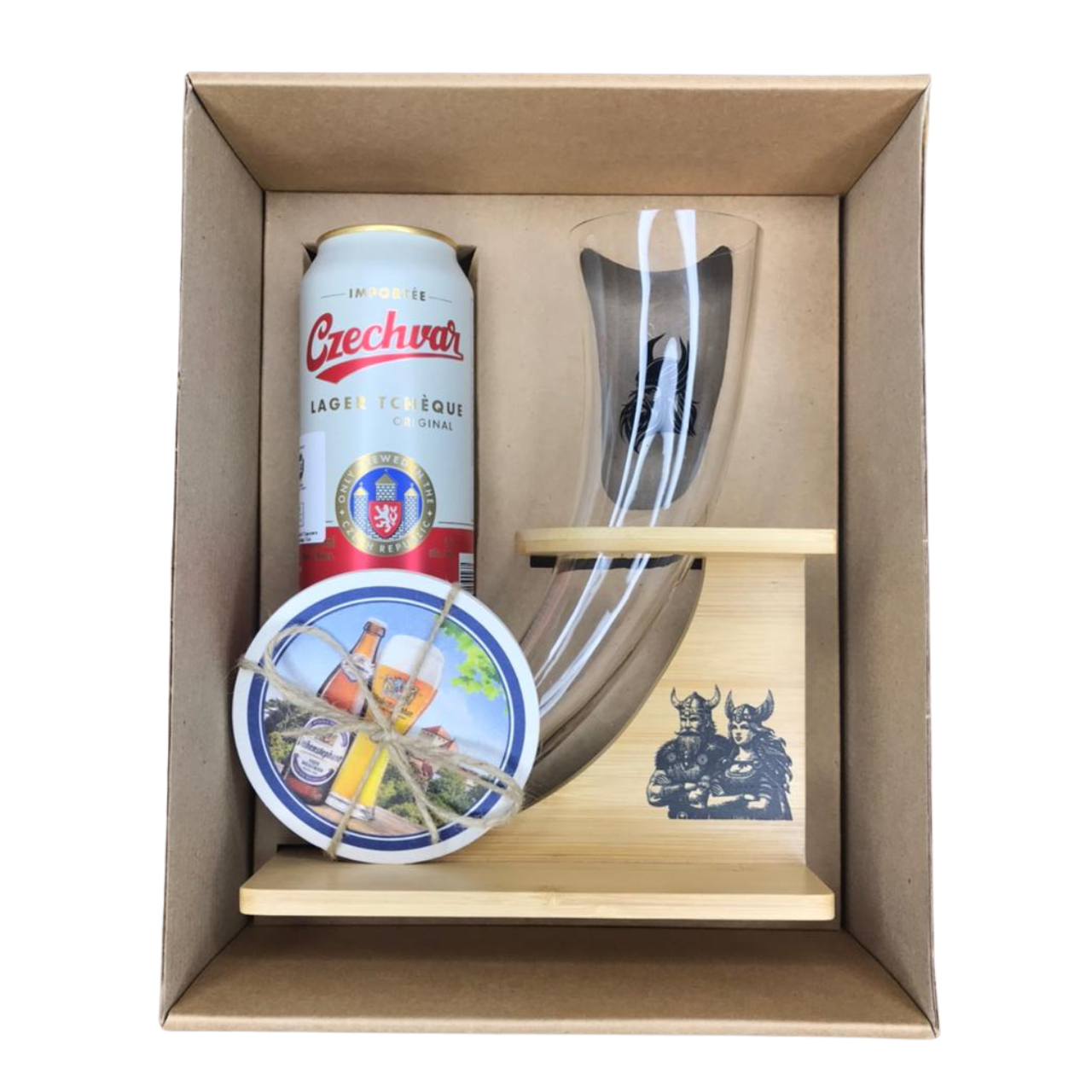 Caja de Regalo KINGZ Pack Vikingo 500ml - Cerveza Checa Premium