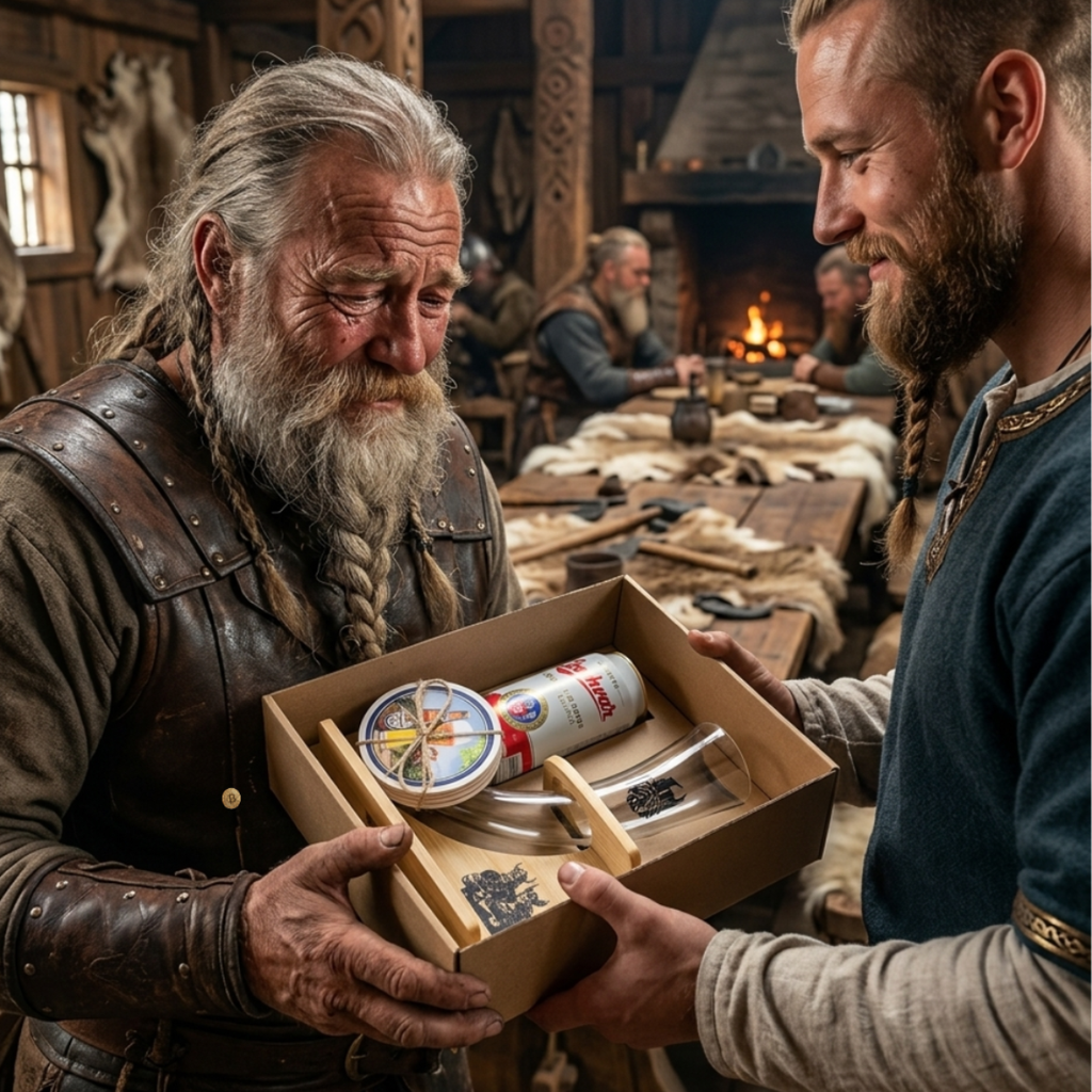 Caja de Regalo KINGZ Pack Vikingo 500ml - Cerveza Checa Premium
