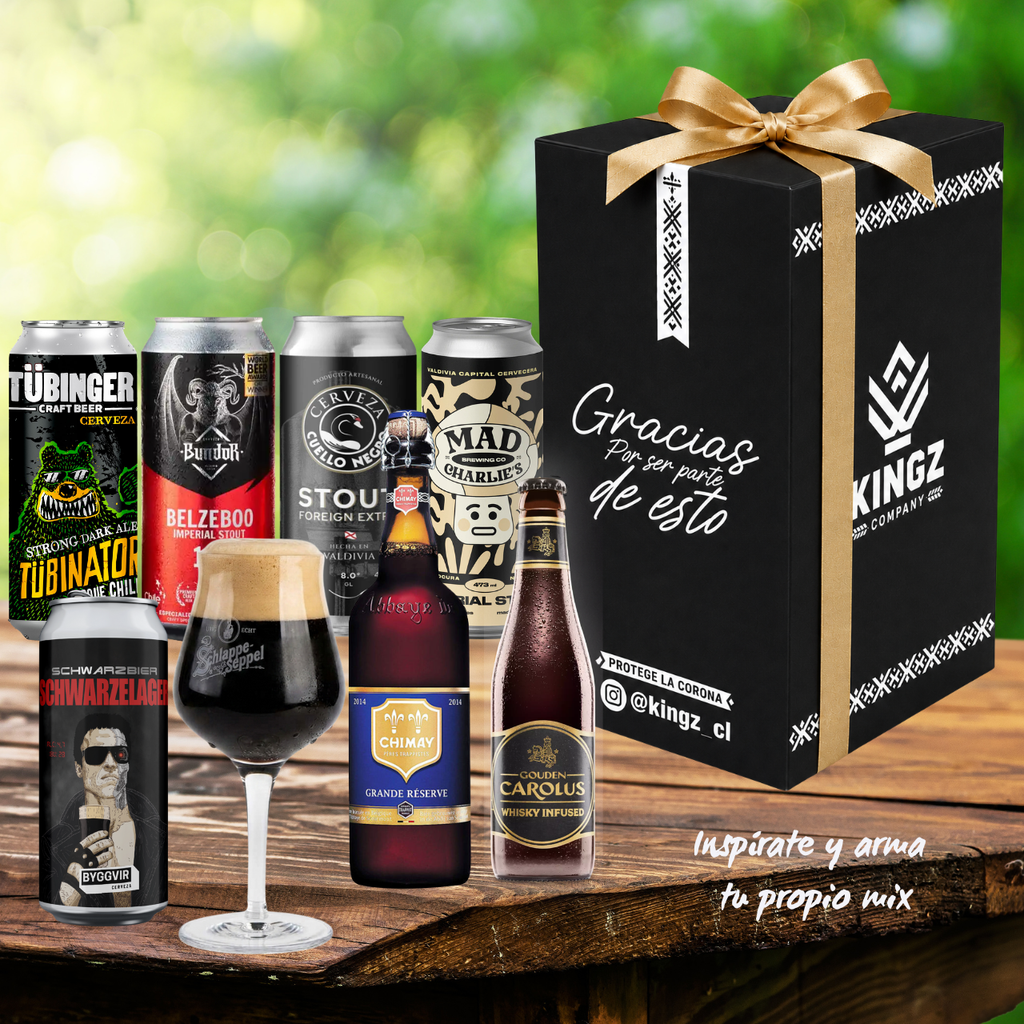🎁 Caja de Regalo Premium KINGZ – Arma tu regalo con tus cervezas favoritas 👑🍺