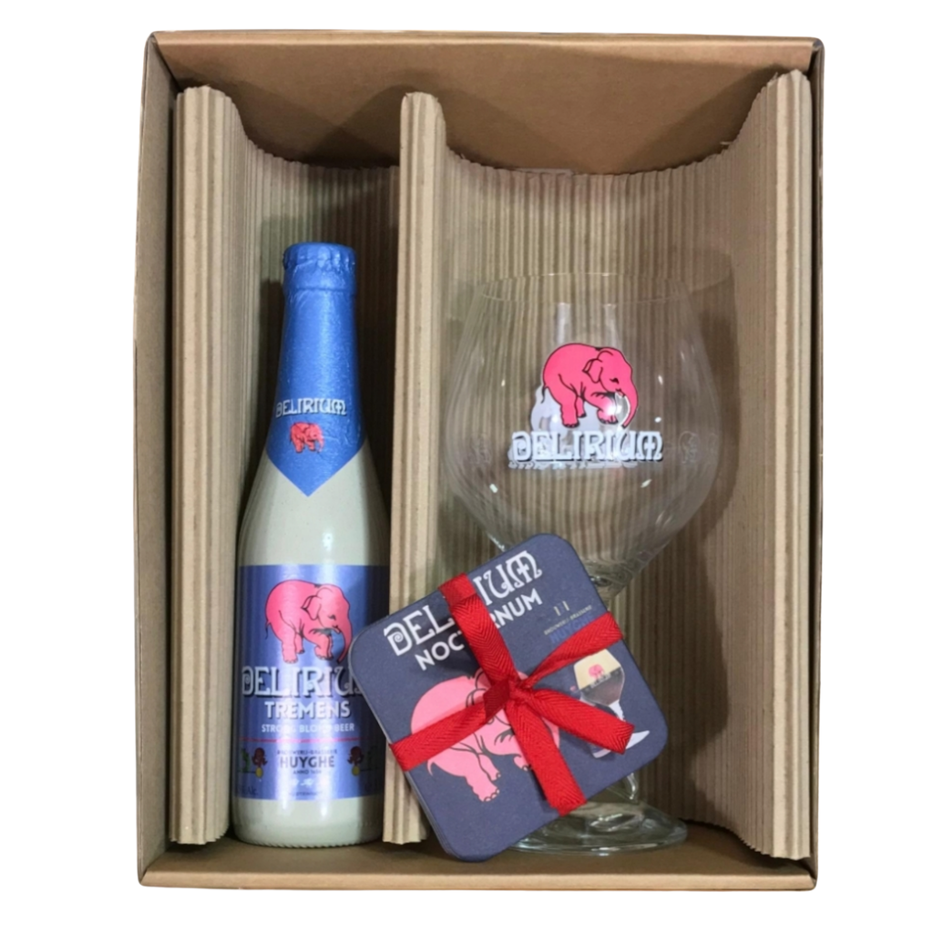 Caja de Regalo KINGZ Delirium Delight 330ml - Cerveza Belga Premium