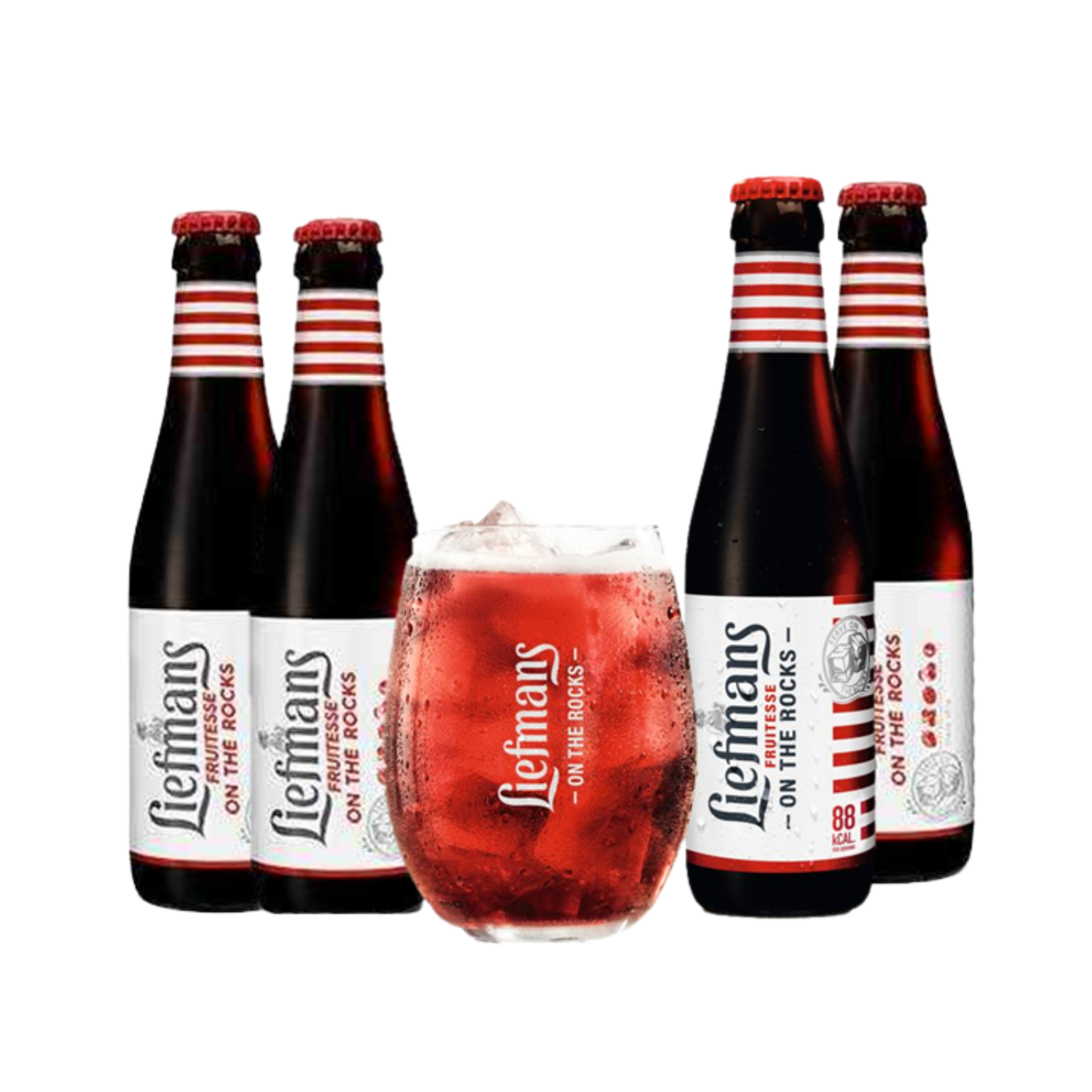 Caja de Regalo Liefmans Fruitesse On The Rocks 250ml - Cerveza Belga Premium