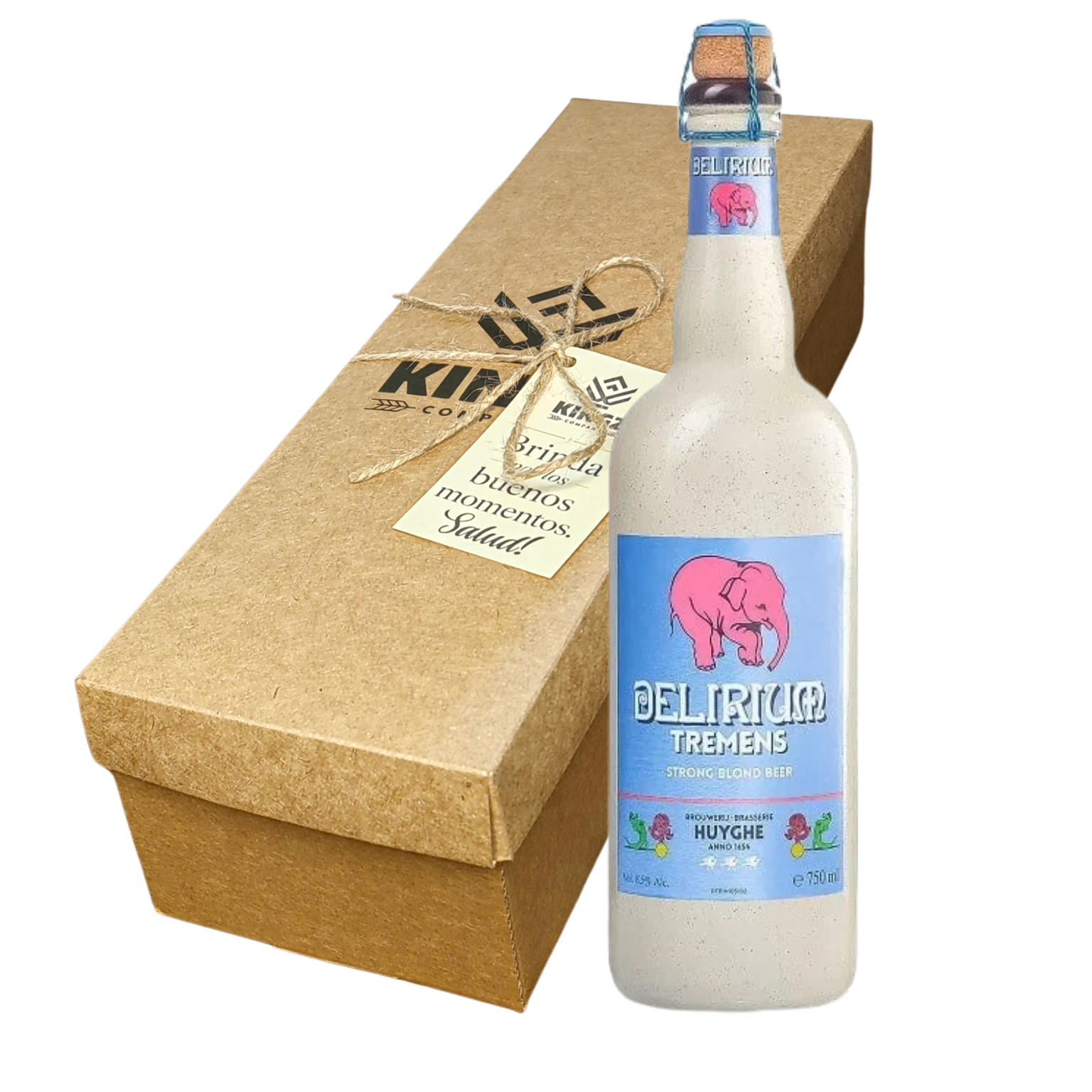 Caja de Regalo Delirium Tremens 750ml - Cerveza Belga Premium