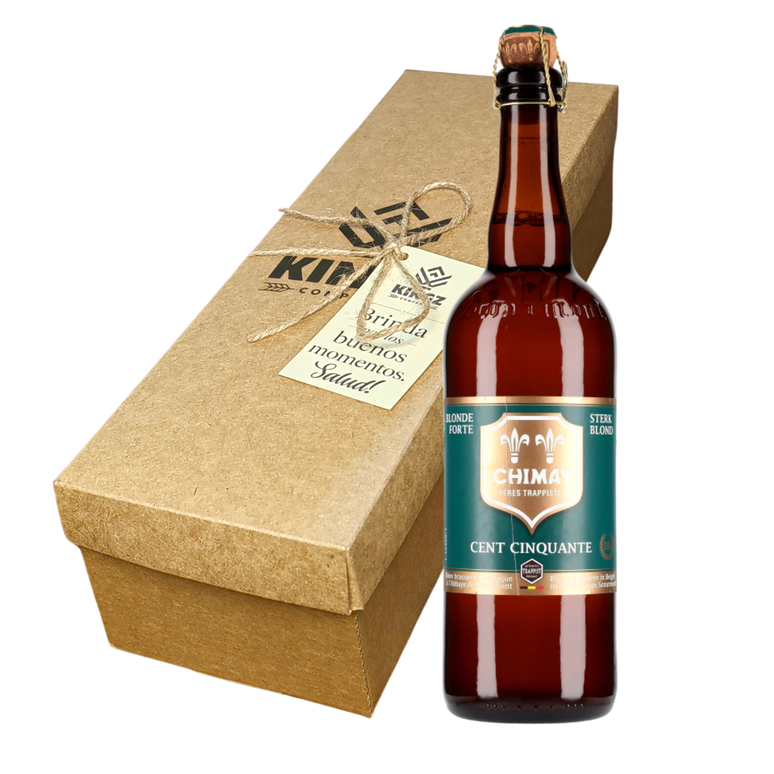 Chimay 150 Edición Especial 750ml en Caja de Regalo Kingz | Cerveza Belga Premium