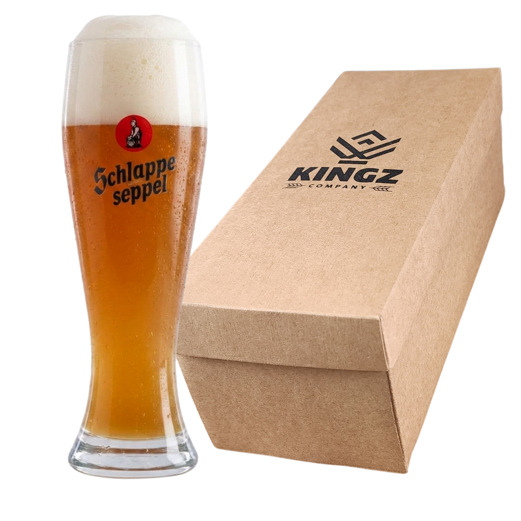 🍺 Vaso Garza Schlappeseppel 500ml – Cristal Sahm + Caja de Regalo 🇩🇪