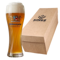 🍺 Vaso Garza Weihenstephaner 500ml – El Clásico Alemán + Caja de Regalo 🇩🇪