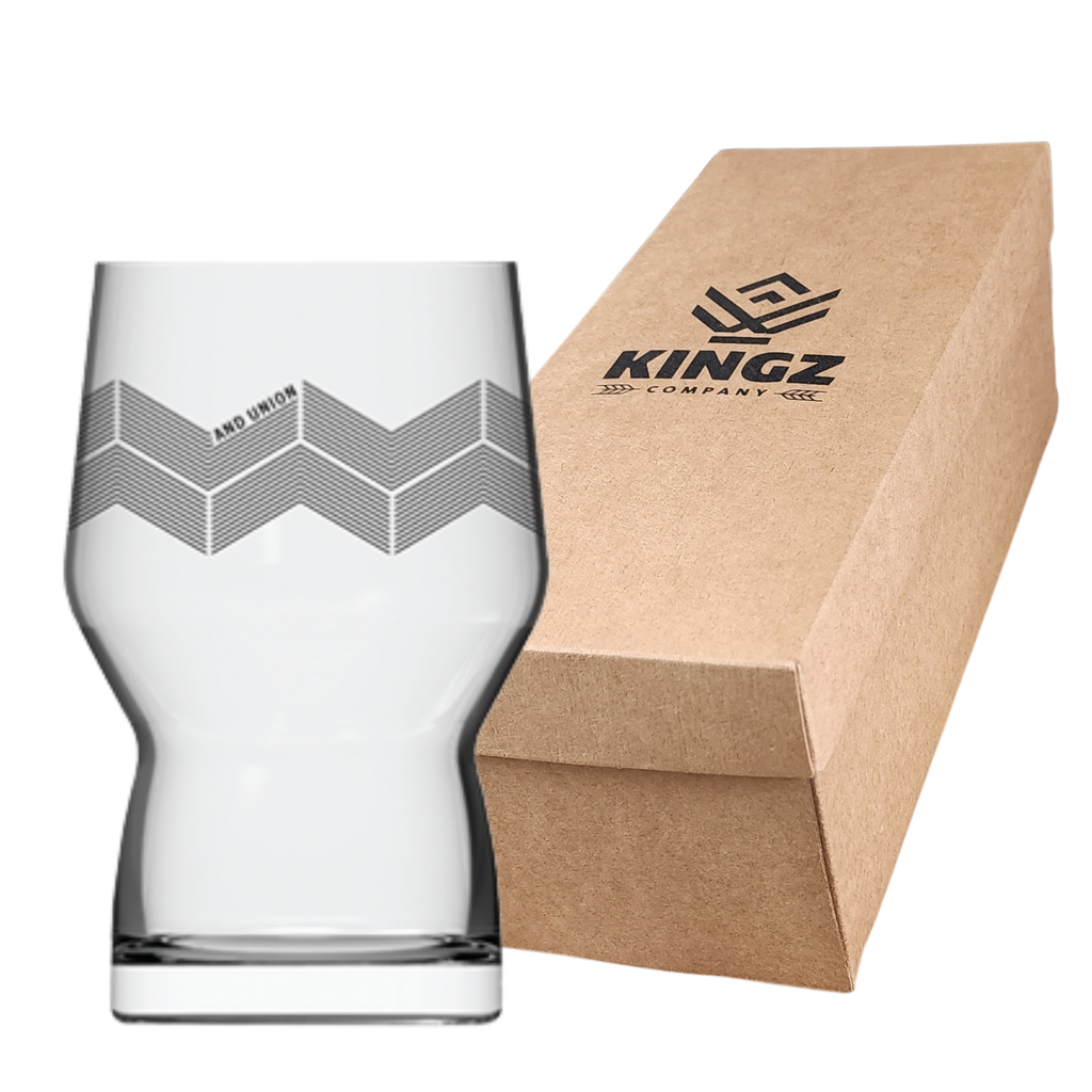 ⚫ Vaso And Union Wave Black 330ml – Estilo Minimalista + Caja de Regalo 🇩🇪