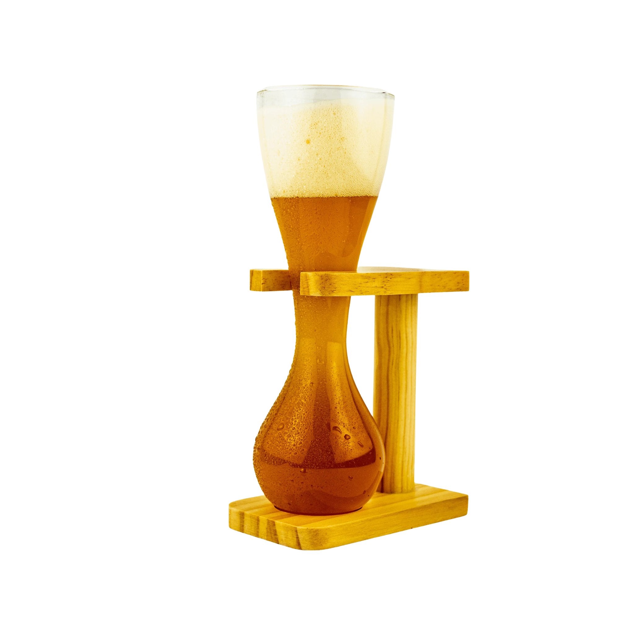 Vaso del Cochero con Base de Madera 330cc - KINGZ.cl